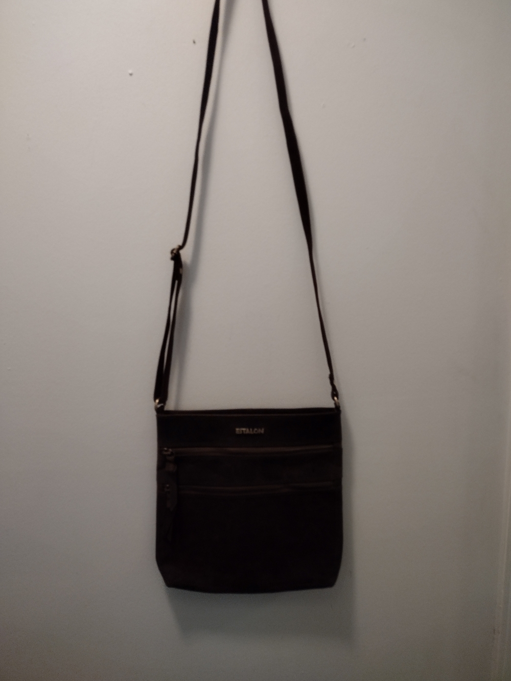 Stallion Women's Black Crossbody Messenger Bag